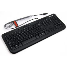 Teclado - USB - Microsoft Wired Keyboard 600 - Preto - ANB-00005 / 1366
