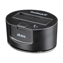 Doca 2.5pol/3.5pol - SATA > USB3.0 - Akasa DuoDock S - Preto - AK-IC08U3-BKAM