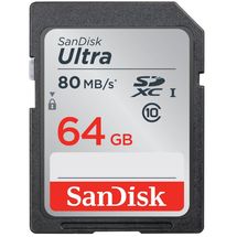 Cartão de memória - SDXC -  64GB - Sandisk Ultra - SDSDUNC-064G-GN6IN