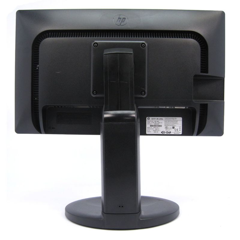 113088-4-SEMINOVO_Monitor_LED_20pol_HP_E2011P_BN_L200hx_Wide_VGA_DVI_Ajuste_Altura_e_Giro_90_113088-5