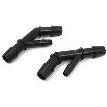 Conexão - 2x 3/8 + 1/4 - F (Divisor) - Swiftech - Preta - F375-250