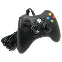 Gamepad - Microsoft Xbox 360 Controller for Windows - Preto - 52A-00004