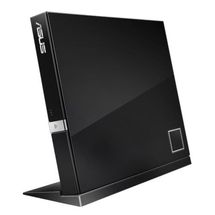Gravador Combo Externo Slim - USB - Blu-ray/DVD/CD - Asus - Preto - SBC-06D2X-U/BLK/G/AS