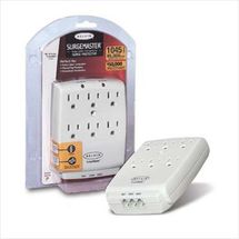 Protetor contra surto - Belkin SurgeMaster 6 Outlet Wall-Mount - 120V - F9H620-CW