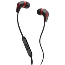 Fone de Ouvido (c/ mic) - 3,5mm - Skullcandy Supreme Sound 50/50  - Preto/Vermelho - S2FFFM-258