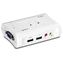 Switch KVM -  2 Portas - TRENDnet - Branco - TK-209K / v1.2R