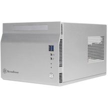 Gabinete Mini ITX (HTPC) - Silverstone Sugo SG06 - Prata - CS-SG06S-LITE
