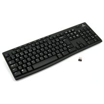 Teclado - Sem fio - Logitech Wireless K270 - Preto/Cinza - 920-004427
