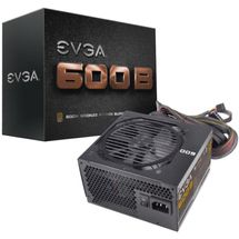 Fonte ATX - 600W - EVGA 80 Plus Bronze - Preta - 100-B1-0600-KR