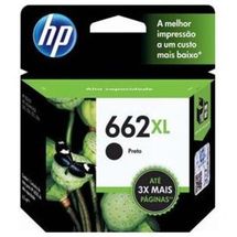 Cartucho de Tinta - HP 662XL - Preto - CZ105AB