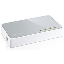 Switch  8 Portas - 10/100 - TP-Link - Branco/Cinza - TL-SF1008D