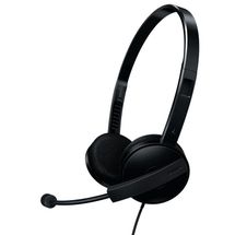Fone de Ouvido (c/ mic) - 3,5mm - Philips Voice Clarity Headphones - Preto - SHM3550/10