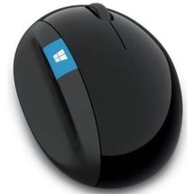 Mouse - Sem fio - Microsoft Sculpt Ergonomic - Preto - L6V-00009 / L6V-00001