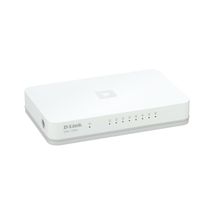 Switch  8 Portas - Gigabit - D-link - Branco - DGS-1008A