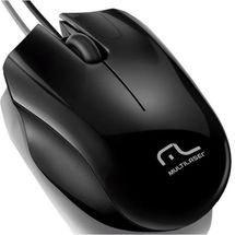 Mouse - USB - Multilaser Sport - Preto - MO193