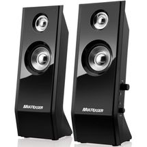 Caixa de Som - 2.0 - 8W - Multilaser - SP091 - (P2, Preto)