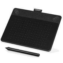 Tablet -  6 x 3,7pol - Wacom Intuos Comic  Pen & Touch Tablet (Small) CTH490CK - Preto