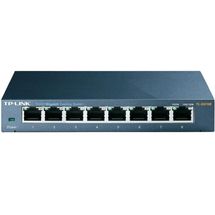 Switch  8 Portas - Gigabit - TP-Link - Grafite - TL-SG108