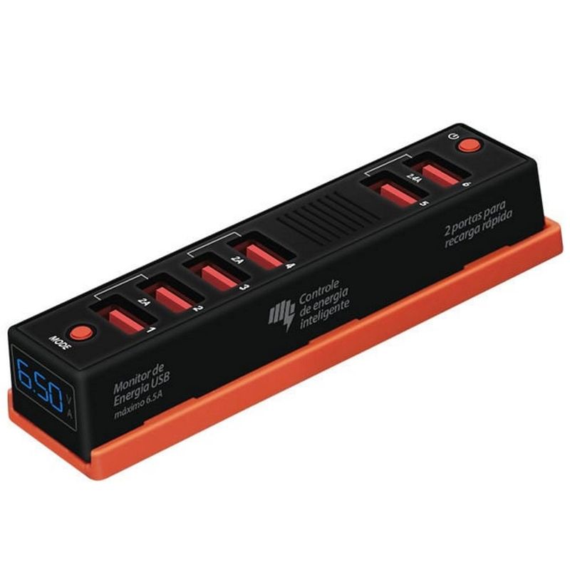111085-1-Adaptador_de_energia_6x_USB_Comtac_Preto_9328_111085-5