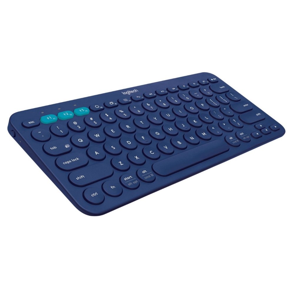 Teclado logitech azul outlet