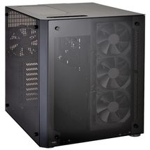 Gabinete ATX - Lian-Li Black Aluminum PC-O8WX - Preto