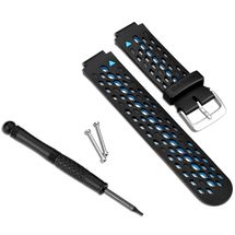 Pulseira p/ Garmin Forerunner 620 - Preta/Azul - 010-11251-28 (Original Garmin)