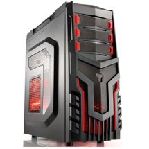 Gabinete Micro ATX - Multilaser Gamer s/ fonte 3 coolers c/ Led GA124