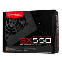 Fonte SFX - 550W - Silverstone SFX Series - Preta - SST-SX550