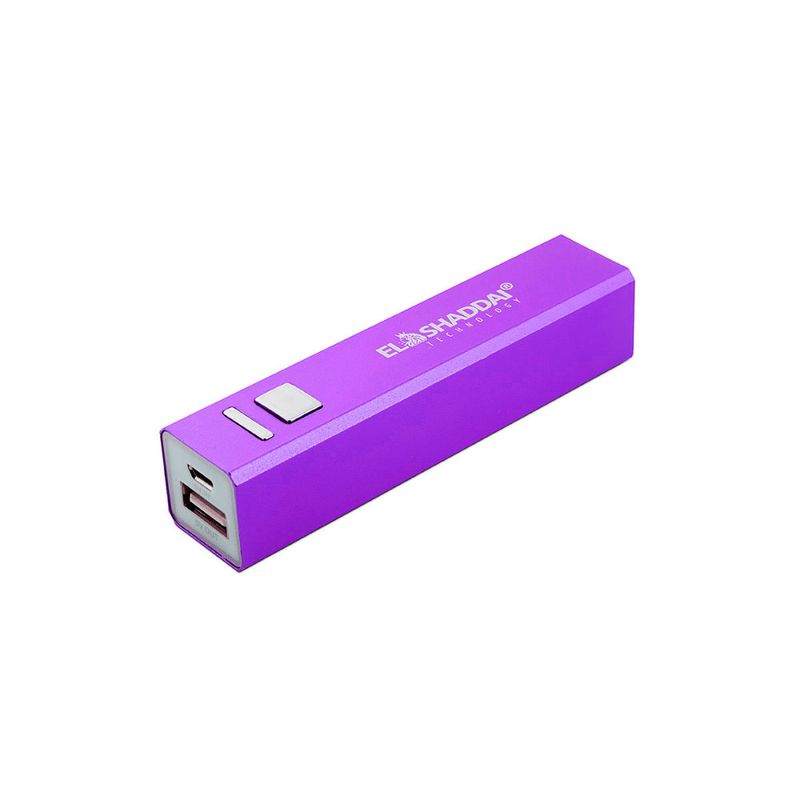 112571-1-Bateria_auxiliar_externa_carregador_portatil_2600mAh_EL200_USB_El_Shaddai_Power_Bank_Roxo_112571-5