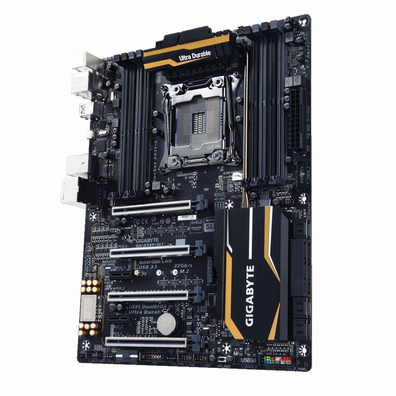 Placa mãe LGA2011-v3 - Gigabyte GA-X99P-SLI (ver. 1.0) (ATX) - Waz