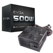 Fonte ATX - 500W - EVGA 80 Plus - Preta - 100-W1-0500-KR