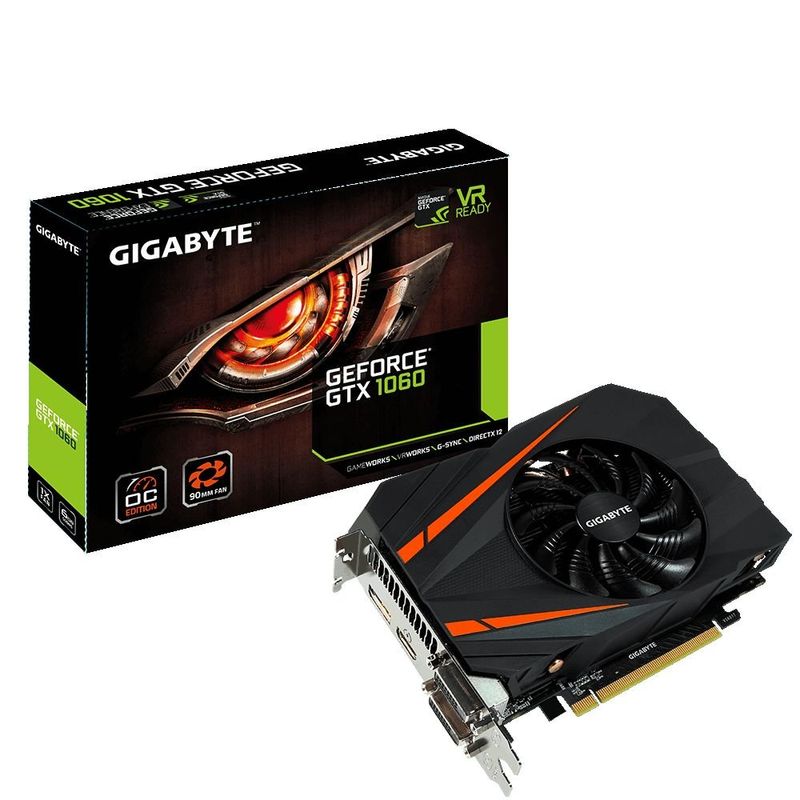 Placa de vídeo - NVIDIA GeForce GTX 1060 (6GB / PCI-E) - Gigabyte