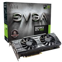 Placa de vídeo - NVIDIA GeForce GTX 1060 (6GB / PCI-E) - EVGA Gaming ACX 3.0 - 06G-P4-6262-KR