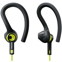 Fone de Ouvido - 3,5mm - Philips RunWild (3x1) Esportivo - Preto/Amarelo SHQ1400CL/00