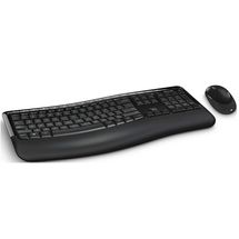 Teclado e Mouse - Sem fio - Microsoft Wireless Confort Desktop 5050 - Preto - PP4-00005