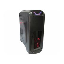 Gabinete ATX - K-Mex Black Tornado CG-01T8 (c/ janela) - Preto