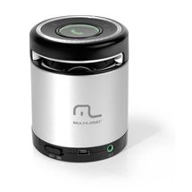 Caixa de Som Bluetooth - Multilaser - Preta/Prata - SP155