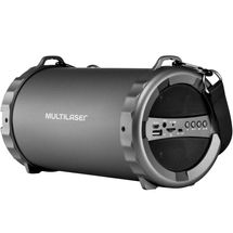 Caixa de Som Bluetooth - Multilaser Bazooka -  Preta - SP233