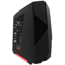 Gabinete ATX - NZXT Noctis 450 (c/ janela) - Preto/Vermelho - CA-N450W-M1