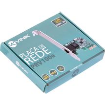 Placa de Rede Vinik PRV100E (1 porta 10/100, PCI-E 1x, c/ Espelho perfil baixo)