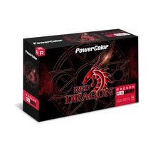 Placa de vídeo - AMD Radeon RX 580 (8GB / PCI-E) - PowerColor Red Dragon - AXRX 580 8GBD5-3DHDV2/OC