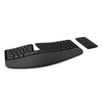 Teclado - Sem fio - Microsoft Sculpt Ergonomic Desktop - Preto - 5KV-00001