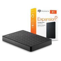 HD Externo Portátil 2TB - USB 3.0 Seagate Expansion - STEA2000400 / STEA2000422 -  Preto