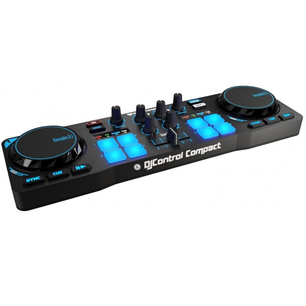 Controladora DJ Control Compact - Hercules - 4780843 - Waz