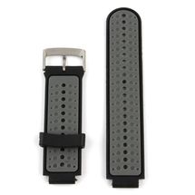 Pulseira p/ Garmin Forerunner 220/230/235/620/630/735XT - Preto/Cinza