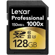 Cartão de memória - SDXC - 128GB - Lexar Professional 1000x - LSD128CRBNA1000