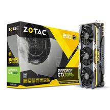 Placa de vídeo - NVIDIA GeForce GTX 1080 TI (11GB / PCI-E) - Zotac AMP Extreme - ZT-P10810C-10P
