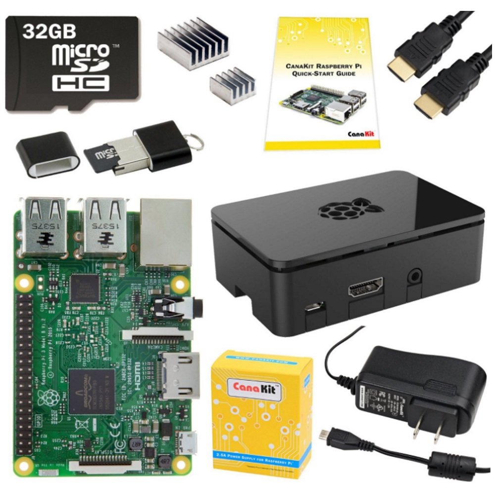 Computador Raspberry Pi 3 (Quad-Core 1.2GHz, 1GB RAM, Wi-fi, Bluetooth ...