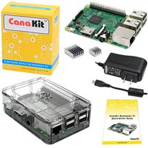 Computador Raspberry Pi 3 (Quad-Core 1.2GHz, 1GB RAM, Wi-fi, Bluetooth, HDMI) kit c/ Gabinete e Fonte
