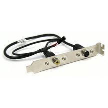 Espelho PCI com 1 porta S-Video + 1 porta Composta (RCA)